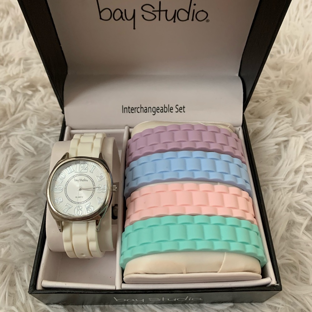 Bay studio interchangeable watch band set